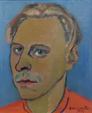 Jan Vaerten, Portret van A. Weber, olieverf op doek
