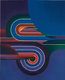 Kazuya Sakai, Pintura N°14, Série II, 1974, acrylic on unprimed canvas