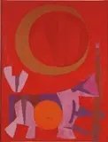 Pedro Coronel, Roma, 1969, oil on canvas