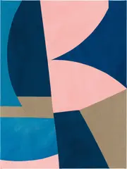 Sarah Crowner, Untitled, 2018, acrylic on sewn canvas