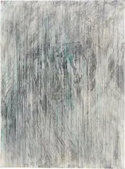 Untitled by Diana al-Hadid, 2018, Conté, charcoal, pastel and acrylic on Mylar, sold May 2019