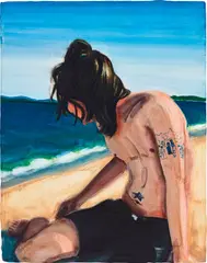 Elizabeth Peyton, Peconic (Ben), 2002, oil on board