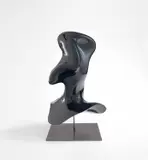 Jon Rafman, New Age Demanded (Swerveman Black), 2013, 3D printed photopolymer resin and auto body paint
