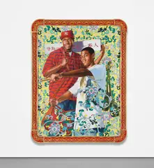Defend and Develop the Island Together by Kehinde Wiley, 2006, oil on canvas, in artist's chosen frame, sold May 2019