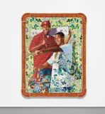 Kehinde Wiley, Defend and Develop the Island Together, 2006, oil on canvas, in artist's chosen frame