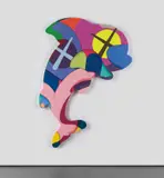 Kaws, UNTITLED, 2016, acrylic on shaped canvas