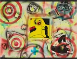 David Wojnarowicz, Untitled, 1983, spray paint, marker and acrylic on paper