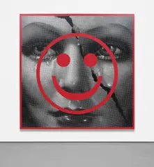 Barbara Kruger, Tears, 2012, digital print on vinyl