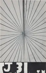 Mark Grotjahn, Untitled, 2007, wax crayon on paper