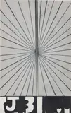 Mark Grotjahn, Untitled, 2007, wax crayon on paper