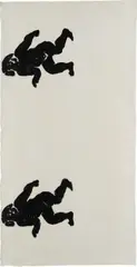 Christopher Wool, Untitled, 1990, enamel on rice paper