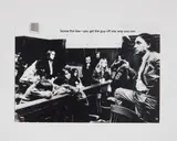 Lutz Bacher, "Jokes" (William), 1988, black and white photograph