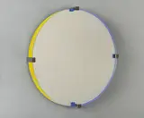 Ólafur Elíasson, Mirror mirror, 2002, mirror, transparent colored glass and steel