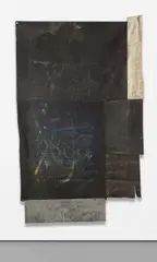 Everyday activity #12 by Oscar Murillo, 2013, oil and oilstick on canvas, sold May 2019