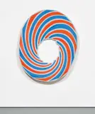 Blair Thurman, Jiffy Pop I (CCKSCKR HAT III), 2012, acrylic and canvas on wood