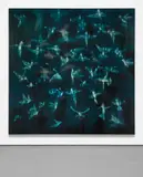 Ross Bleckner, Birdland, 2002-2003, oil on linen