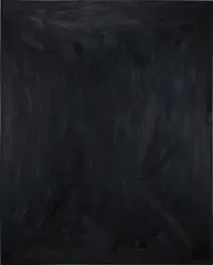 Black by Josh Smith, 2013, oil on panel, sold May 2019