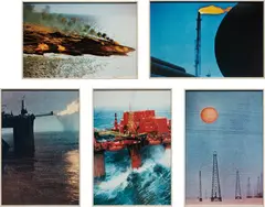 (i) Krystle ; (ii) Alexis ; (iii) Fallon ; (iv) Blake ; (v) Steven by Nate Lowman, 2005, chromogenic print mounted to Sintra, in artist's frames, in 5 parts, sold May 2019