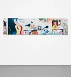Michael Bevilacqua, Surface to Air, 2004, acrylic on linen, triptych
