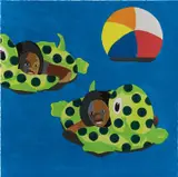 Derrick Adams, Turtle Floats, 2017, screenprint on paper