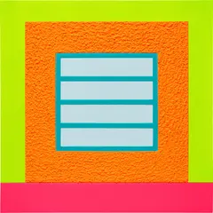Orange Prison by Peter Halley, 2011, acrylic, DayGlo acrylic and Roll-A-Tex on canvas, in 2 parts, sold Sep 2019