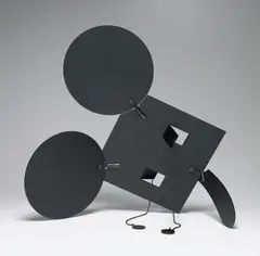 Geometric Mouse, Scale C by Claes Oldenburg, 1971, anodized aluminum, sold Sep 2019