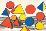 Joliette by Alexander Calder, 1975, gouache and ink on paper, sold Sep 2019