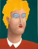 Nicolas Party, Portrait, 2014, pastel on paper