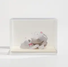 Tiny Dropped Bra #32 by Tom Wesselmann, 1981, acrylic on cut and folded paper in Plexiglas box, offered Sep 2019