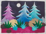 Nicolas Party, Landscape, 2013, watercolor on paper