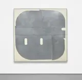 Conrad Marca-Relli, Turbo L-56, 1963, aluminum collage on painted aluminum panel, in artist's frame