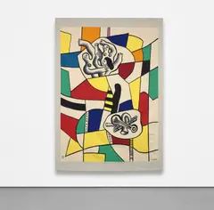 Sao Paulo by Fernand Léger, 1953, wool, sold Sep 2019