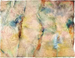 Untitled by Sam Gilliam, 1972, acrylic on handmade paper, sold Sep 2019