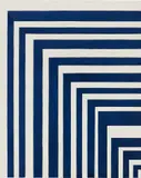 Sadie Benning, Blue and White Painting, 2013, acrylic, plaster and milk paint on Medite