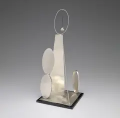 L'indeciso by Fausto Melotti, 1974, silver, offered Sep 2019
