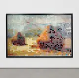 Haystack 2 after Monet from Pictures of Color by Vik Muniz, 2001, chromogenic print, sold Sep 2019