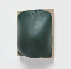 Byron Kim, Belly Painting (Green), 1991-1992, encaustic on linen