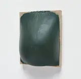 Byron Kim, Belly Painting (Green), 1991-1992, encaustic on linen