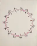 Andy Warhol, Tondo (Curtain Motif)