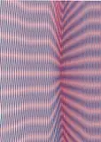 Philippe Decrauzat, On Cover, 2013, acrylic on canvas