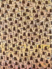 Desert Glow (Sheriff) by Neil Raitt, 2015, oil and acrylic on canvas, sold Sep 2019