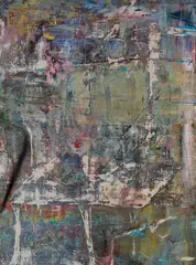 Liam Everett, Untitled (Ngwah), 2015, acrylic, enamel, alcohol, and salt on oil primed linen