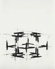 Harold Ancart, Untitled, 2008, oilstick on paper