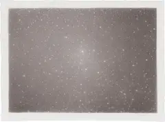Vija Celmins, Night Sky #23, 2003, charcoal on paper