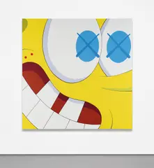GRRR! by Kaws, 2008, acrylic on canvas, sold Nov 2019