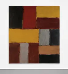 Sean Scully, Red Bar, 2003-2004, oil on canvas
