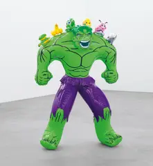 Jeff Koons, Hulk (Friends), 2004-2012, polychromed bronze