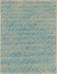 Untitled by Cy Twombly, 1969, oil and wax crayon on paper, sold Nov 2019