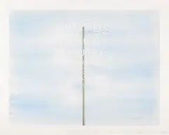 Words #2 by Ed Ruscha, 1985, dry pigment on paper, sold Nov 2019