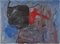 Philip Guston, Untitled, 1963, oil on paper board mounted on Masonite